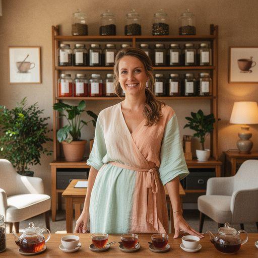 Zelené bylinky a sušené kvety usporiadané v krásnej miske na prírodnom pozadí.