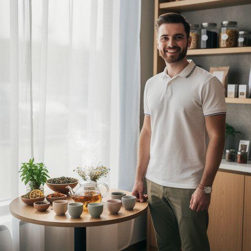 Pohodlné miesto na sedenie s vankúšmi, šálkou čaju a knihou na relaxáciu.